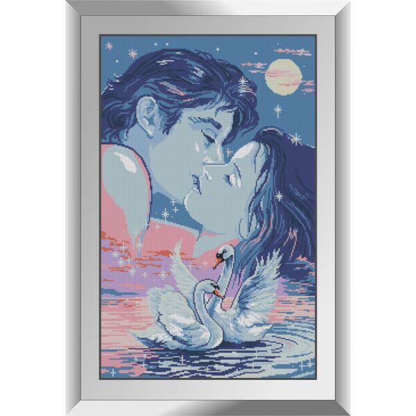 

31518 Лебединая песня. Dream Art. Набор алмазной живописи (квадратные, полная)