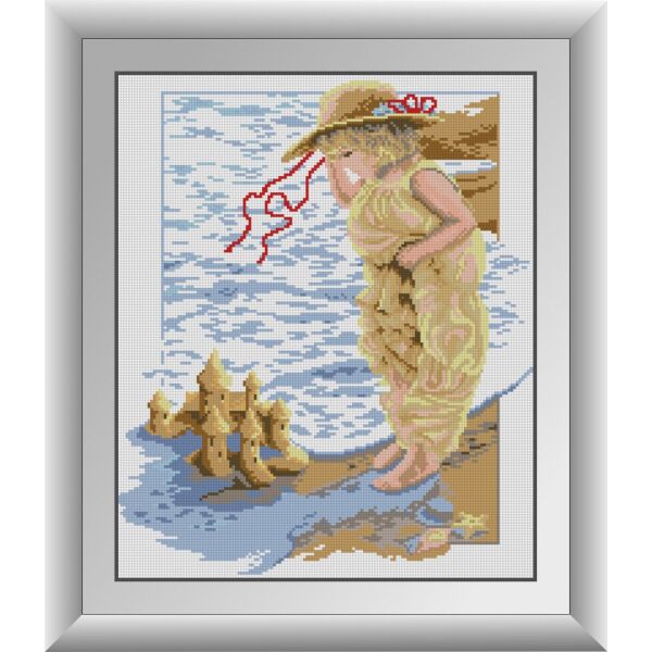 

30009 Замок из песка. Dream Art. Набор алмазной живописи (квадратные, полная)