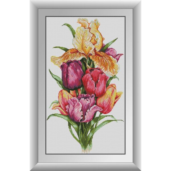 

30897 Блеск росы. Dream Art. Набор алмазной живописи (квадратные, полная)