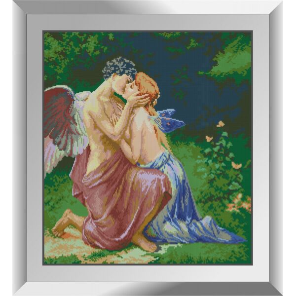 

31467 Амур и Психея. Dream Art. Набор алмазной живописи (квадратные, полная)