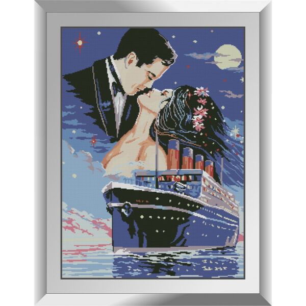 

31515 Корабль любви. Dream Art. Набор алмазной живописи (квадратные, полная)