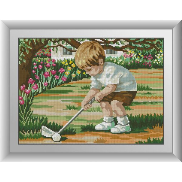 

30985 Игра в гольф. Dream Art. Набор алмазной живописи (квадратные, полная)