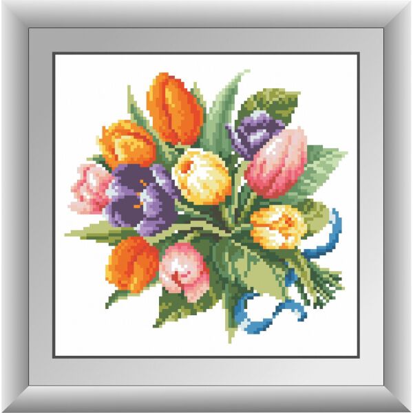 

30444 Тюльпаны. Dream Art. Набор алмазной живописи (квадратные, полная)