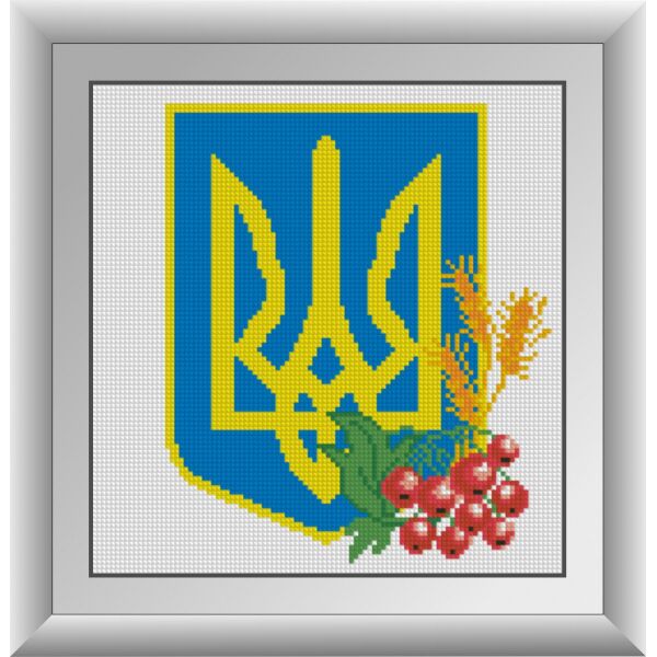 

30084 Герб Украины. Dream Art. Набор для рисования камнями