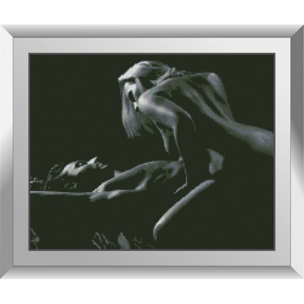 

31545 Ночь двоих. Dream Art. Набор алмазной живописи (квадратные, полная)