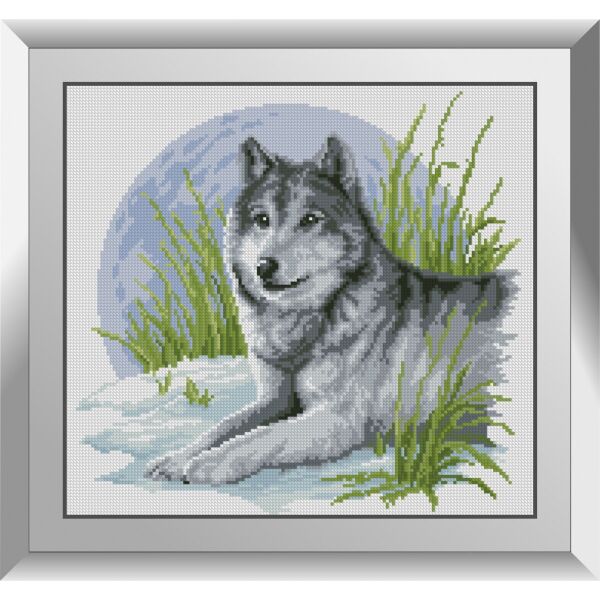 

31247 Волчонок. Dream Art. Набор алмазной живописи (квадратные, полная)