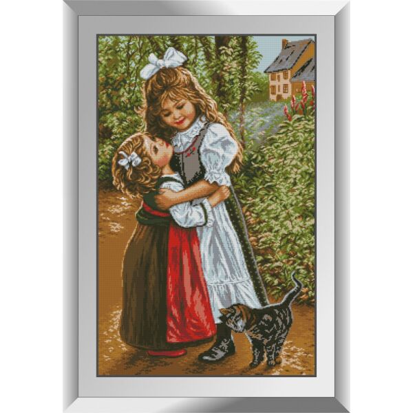 

31436 Сестренка. Dream Art. Набор алмазной живописи (квадратные, полная)