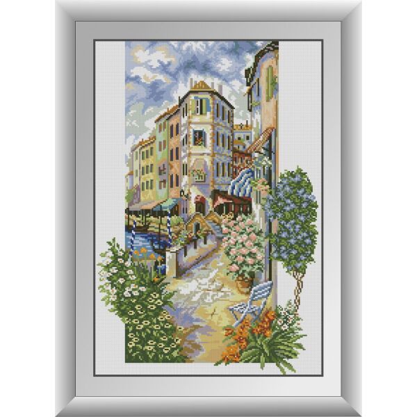 

30534 Цветущий город. Dream Art. Набор алмазной живописи (квадратные, полная)