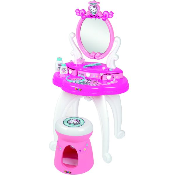 

Столик с зеркалом Smoby Toys Hello Kitty 2 в 1 с аксессуарами (320239)