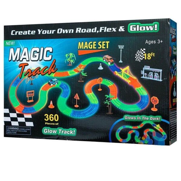

Детская дорога Magic Tracks 360 деталей LD-4