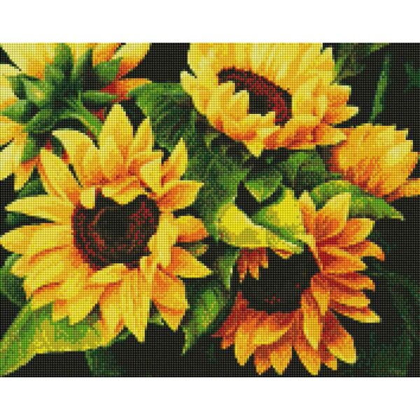 

Алмазная мозаика - Подсолнухи 40x50 см