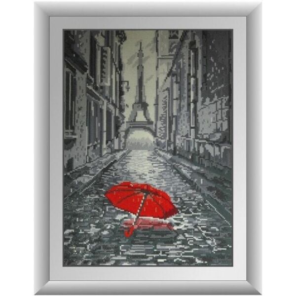 

Дождь в Париже. Dream Art. Набор алмазной живописи 34x51 см