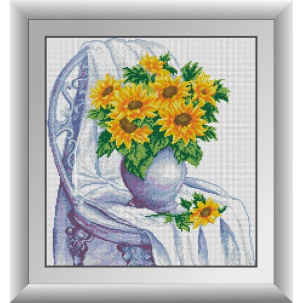 

Подсолнухи. Dream Art. Набор алмазной живописи 43x47 см