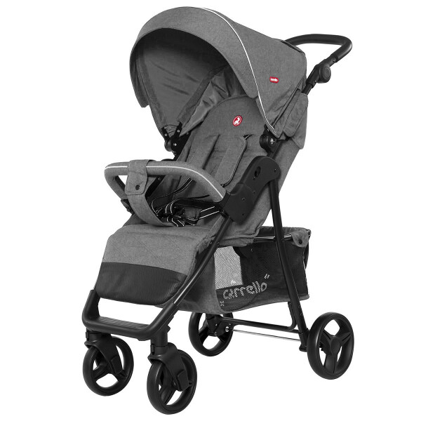 

прогулочная CARRELLO Quattro CRL-8502/2 Shark Grey в льне +дождевик
