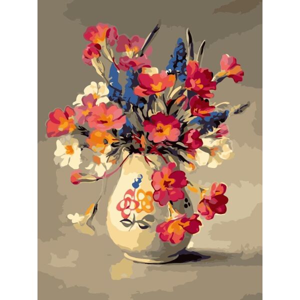 

Картины по номерам - Летний букет 30x40 см