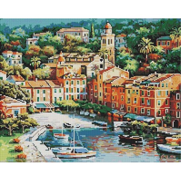 

Алмазная мозаика - Вид на город 40x50 см