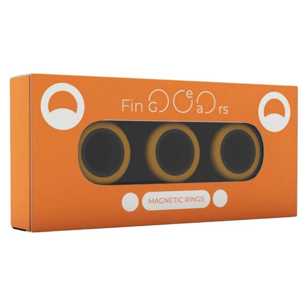 

Магнитные кольца FinGears Magnetic Rings Sets Size M Orange Black (FG380MORBLK)