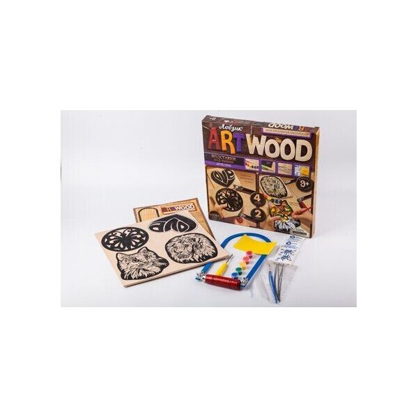 

Подставка под чашки - выпиливание лобзиком ART WOOD 5930 (2400677365019)