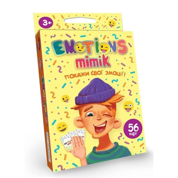 

Настольная игра Emotions Mimik укр DANKO TOYS (EM-01-01U) (2000903367789)