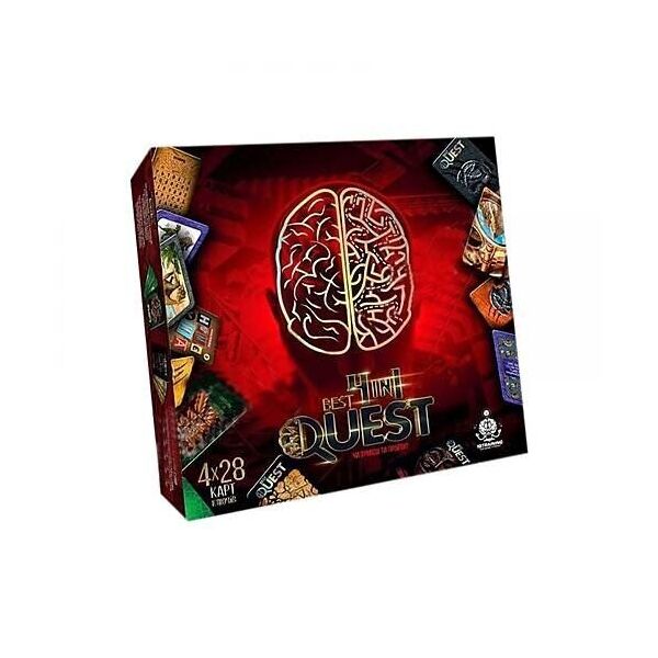 

Настільна гра Danko Toys BEST QUEST 4in1 (BQ-02-01U) (2000902894668)