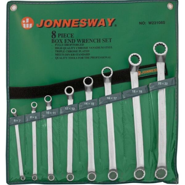 

Набор ключей накидных 75-гр, 6-22 мм, 8 предметов, W23108S