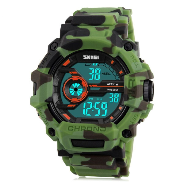

Наручные часы Skmei 1233 Green Camouflage BOX