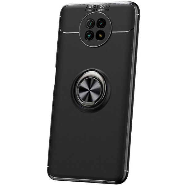 

TPU чехол Deen ColorRing под магнитный держатель (opp) для Xiaomi Redmi Note 9T (Черный / Черный) (100068309)