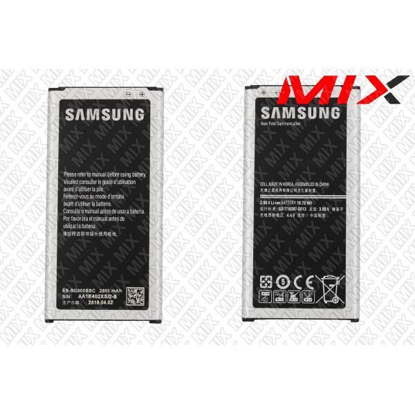 

Батарея для SAMSUNG G900 Galaxy S5 Li-ion 3.85V 2800mAh 7852005 Original