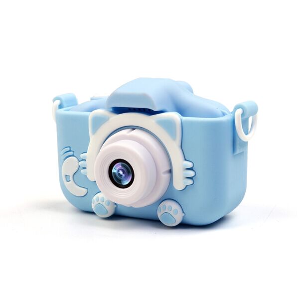 

Детский фотоаппарат Fun Kitty Camera HD Фото и видео съемка, дисплей, противоударный, Две камеры Blue (112P-MP)