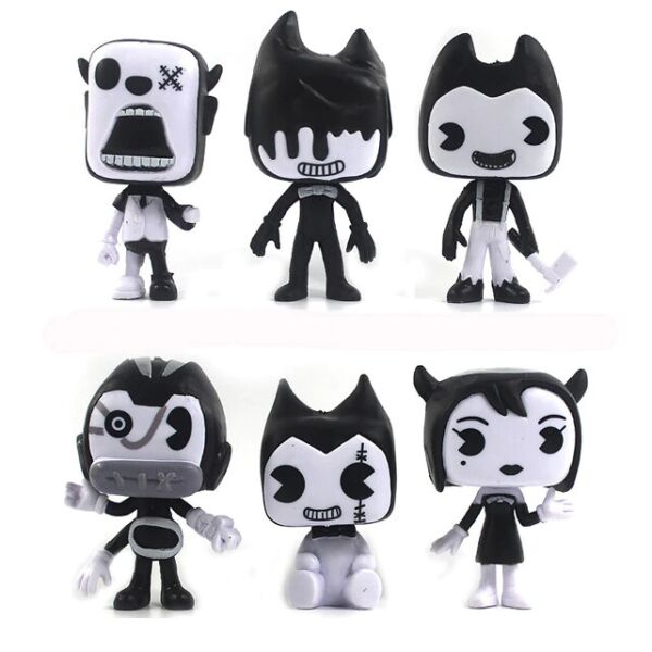 

Бенди набор фигурок чернильная машина 6шт Bendy ink POP