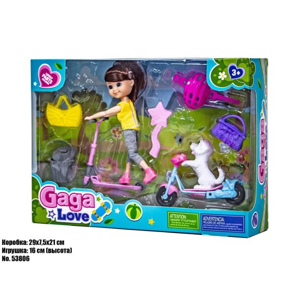 

Набор игровых фигурок КУКЛА С ПИТОМЦЕМ GAGA LOVE 53806