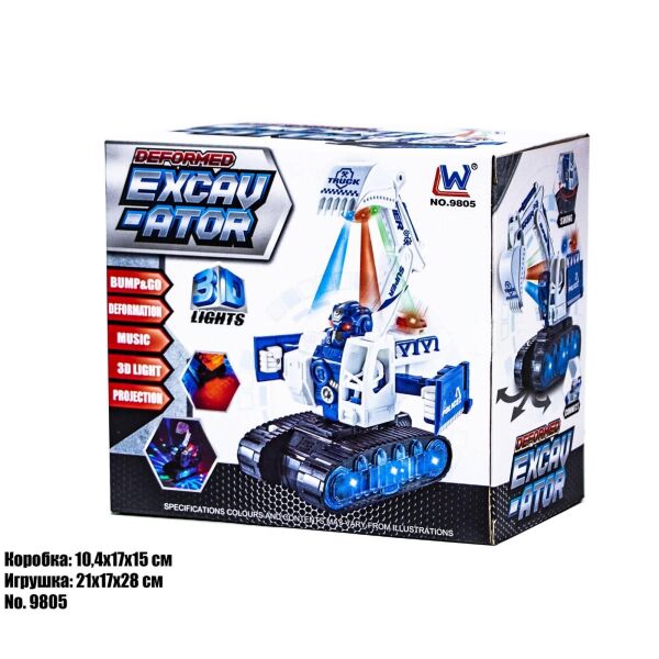 

Игрушка МУЗЫКАЛЬНЫЙ ЭКСКАВАТОР 9805