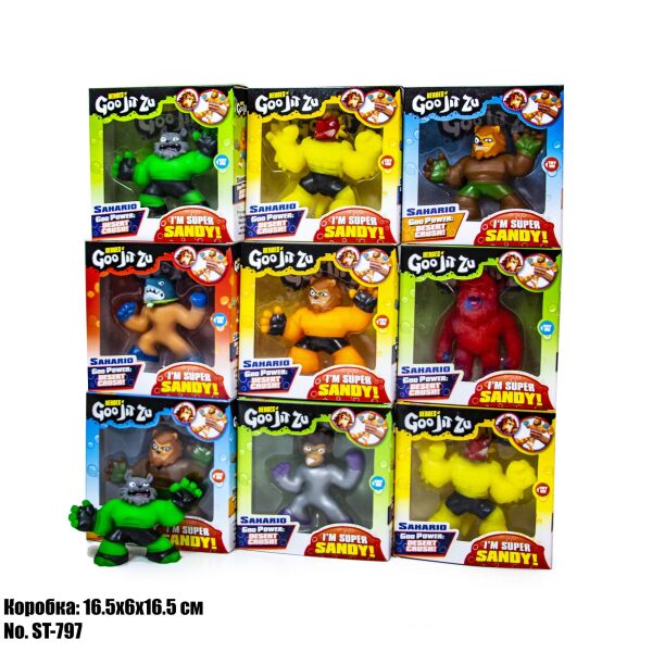 

Набор игровых фигурок игрушки ФИГУРКИ ГЕРОИ GOOJITZU ST-797 1 шт в блистере