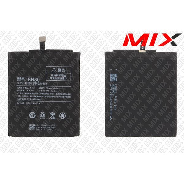 

Батарея для XIAOMI BN30 XIAOMI Redmi 4A Li-ion 3.85V 3120mAh 8128000 Original