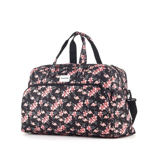 

Дорожная сумка Wascobags Milano (33 L), ЖЕНСКАЯ / УНИСЕКС Черная с Принтом Фламинго