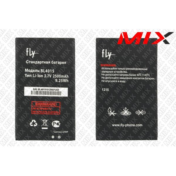 

Батарея для FLY BL4015 200100944 FLY IQ440 Li-ion 3.7V 2500mAh 7954000 Original