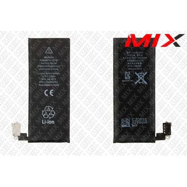 

Батарея для APPLE 616-0579 APPLE iPhone 4S Li-ion 3.7V 1430mAh 7817001 Original