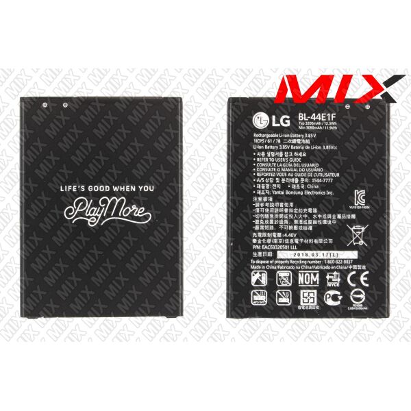 

Батарея для LG Stylo 3, K10 Pro, Stylus 3 Li-ion 3.85V 3200mAh 7984011 Original