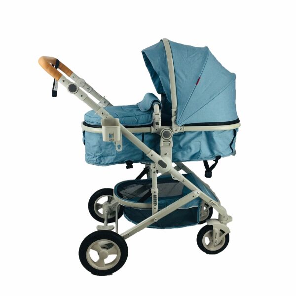 

Коляска 2в1 Belecoo 530D Синяя с Зонтом дисней