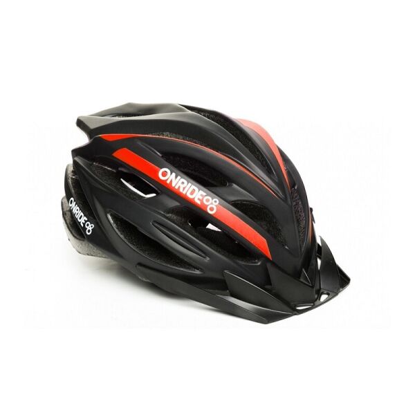 

Шлем Onride Grip матовый черный / красный L (58-61 см).