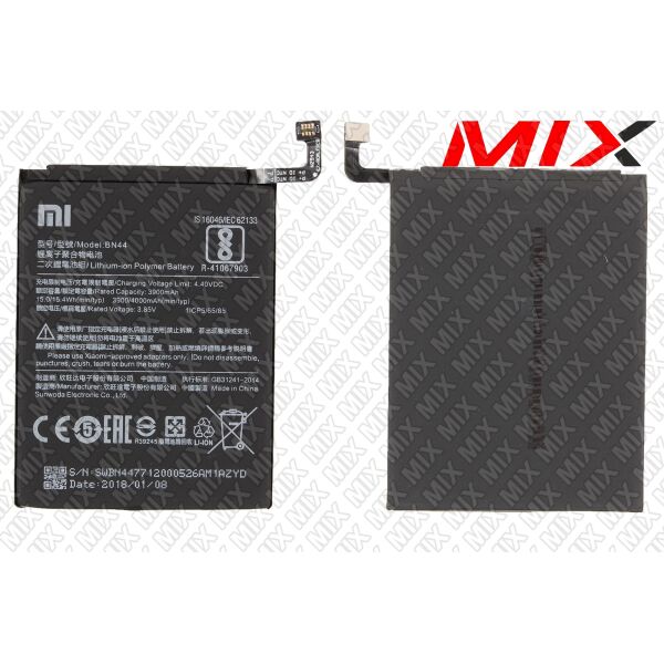 

Батарея для XIAOMI BN44 XIAOMI Redmi 5 Plus Li-Polymer 3.85V 4000mAh 8134000 Original