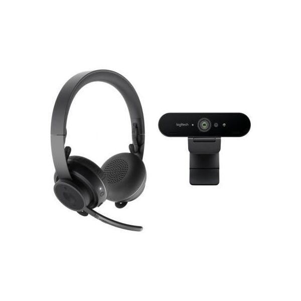 

Веб-камера Logitech Pro Personal Video Collaboration Kit (Zone Wireless + BRIO) (991-000309)