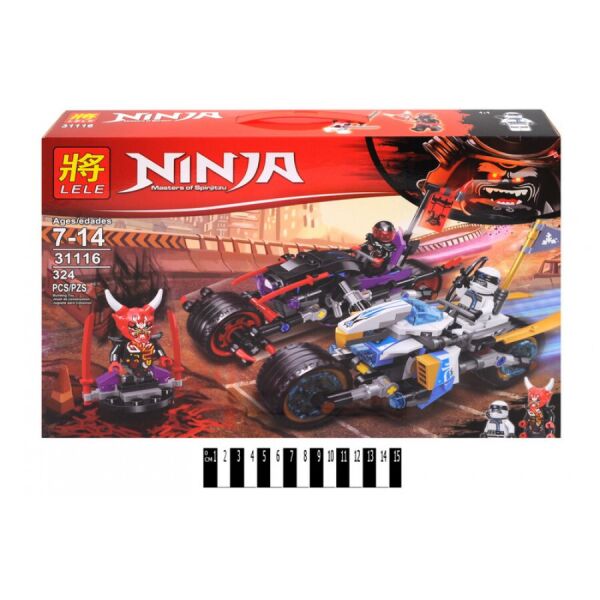 

Конструктор Lele Ninja Уличная погоня, 31116