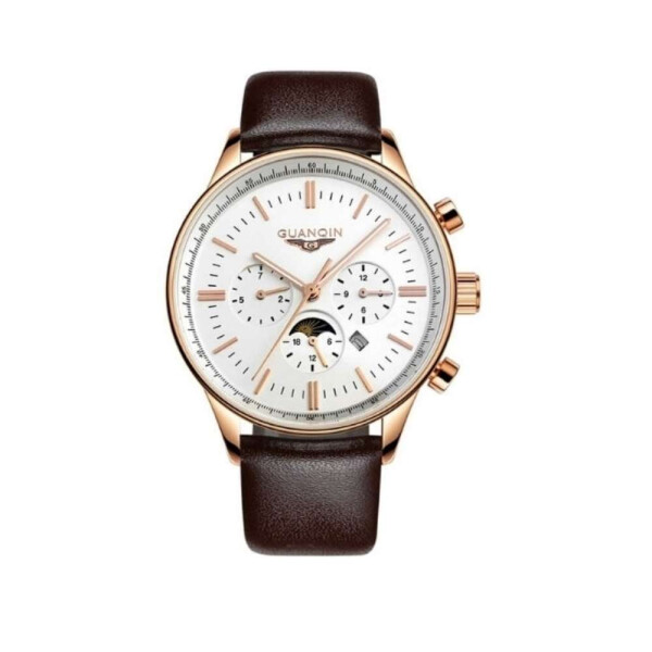

Наручные часы Guanqin Gold-White-Brown GQ12003 CL