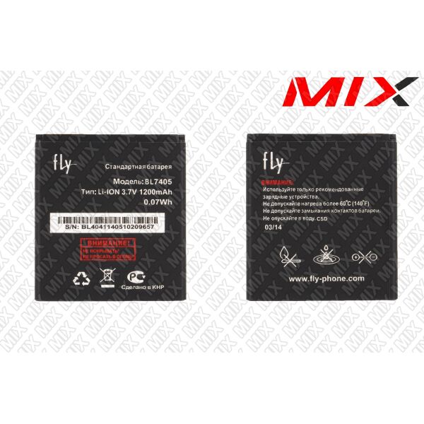 

Батарея для FLY BL7405 381W95000002 FLY IQ449 Pronto Li-ion 3.6V 1200mAh 7972000 Original