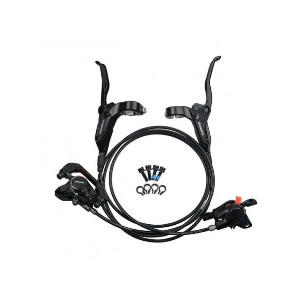 

Тормоз дисковый Shimano BR-M315+BL-M315 гидравлика пер+задн. черный.