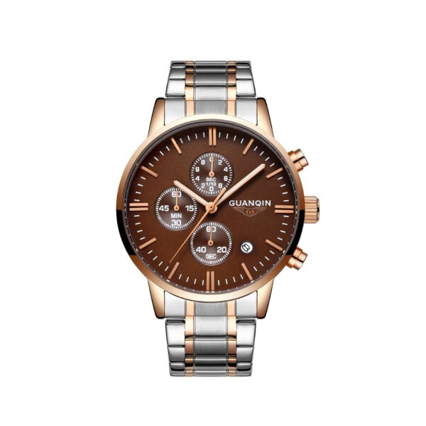 

Наручные часы Guanqin Gold-Brown-SilverGold GQ12006-A CS