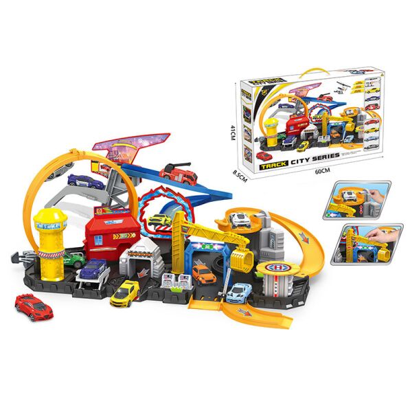 

Автотрек Паркинг A-Toys 7 машинок в наборе PENG RONG (P884-A-RT)