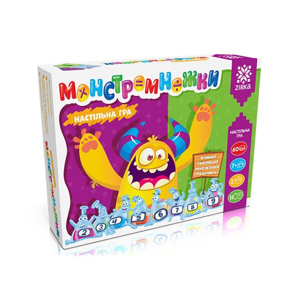 

Игра Монстромножки. Таблица умножения играя укр. 119325