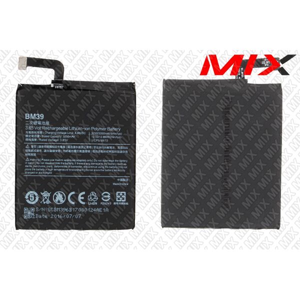 

Батарея для XIAOMI Mi6 Li-Polymer 3.85V 3350mAh 8114002 Original